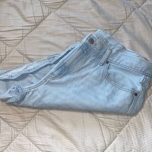 Light blue old navy straight and slouchy shorts